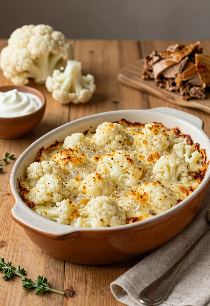 12 Healthy Dinner Casserole Recipes for Family Meals 5. Cauliflower and Turkey Casserole 0