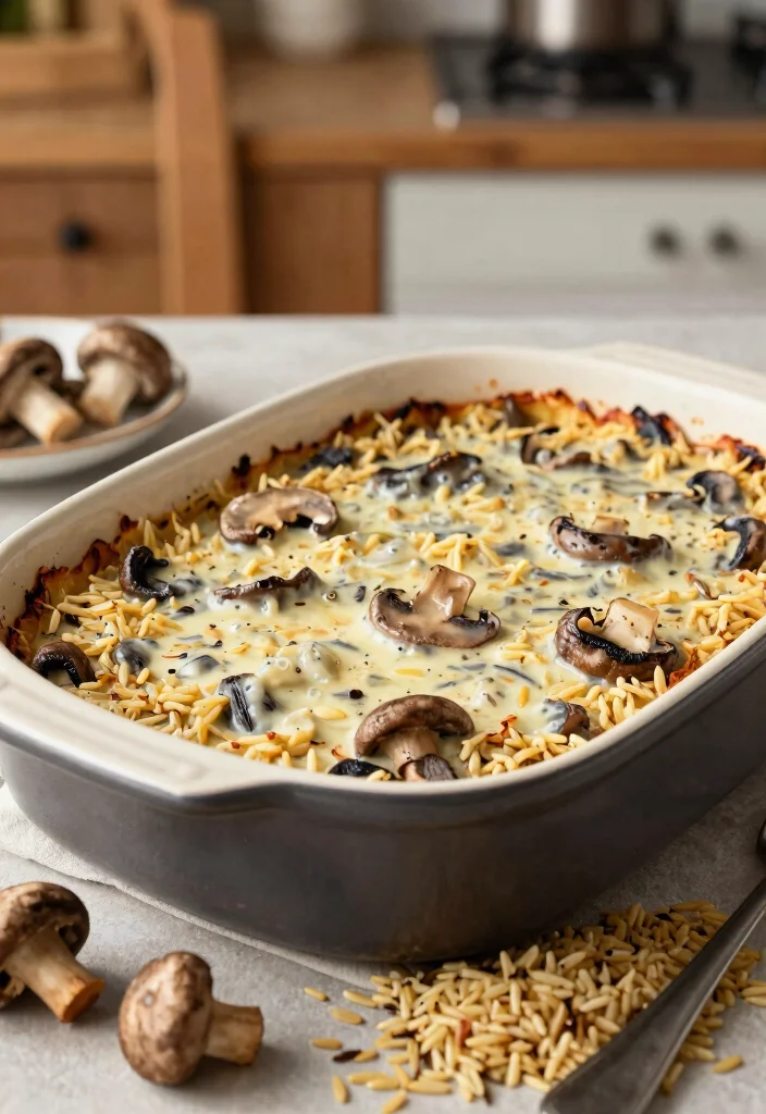 12 Healthy Dinner Casserole Recipes for Family Meals 9. Wild Rice and Mushroom Casserole 0