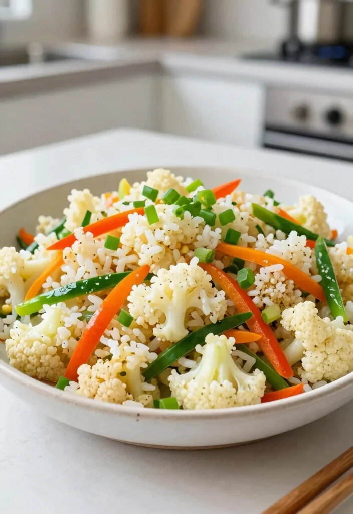 12 Healthy Food Processor Recipes for Fast Prep Cooking - 4. Cauliflower Rice Stir-Fry 1