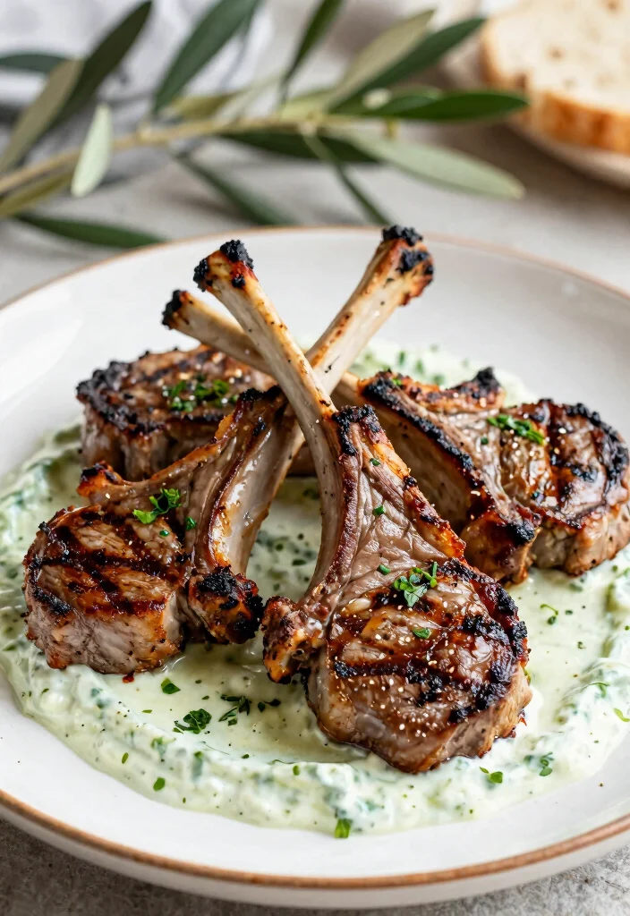 12 Healthy Meat Recipes for Lean Flavorful Meals - 8. Mediterranean Grilled Lamb Chops 1