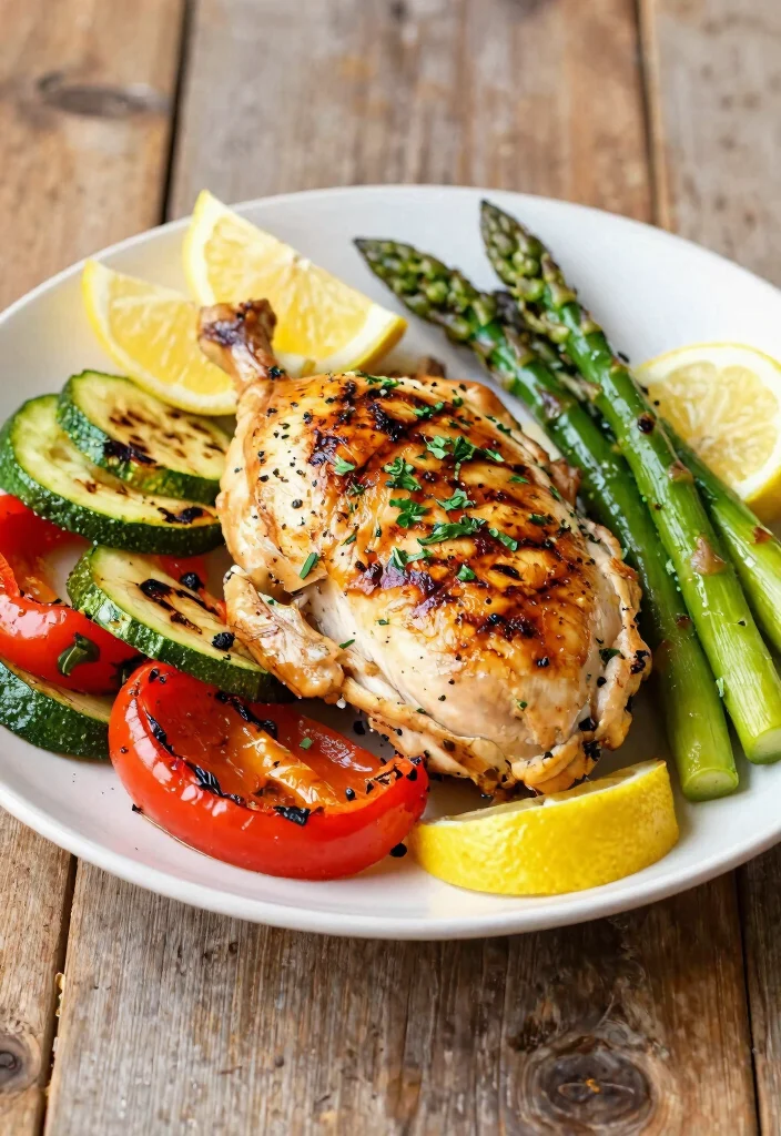 12 Healthy Soul Food Recipes with Lighter Comfort Taste - 1. Grilled Lemon Herb Chicken 1