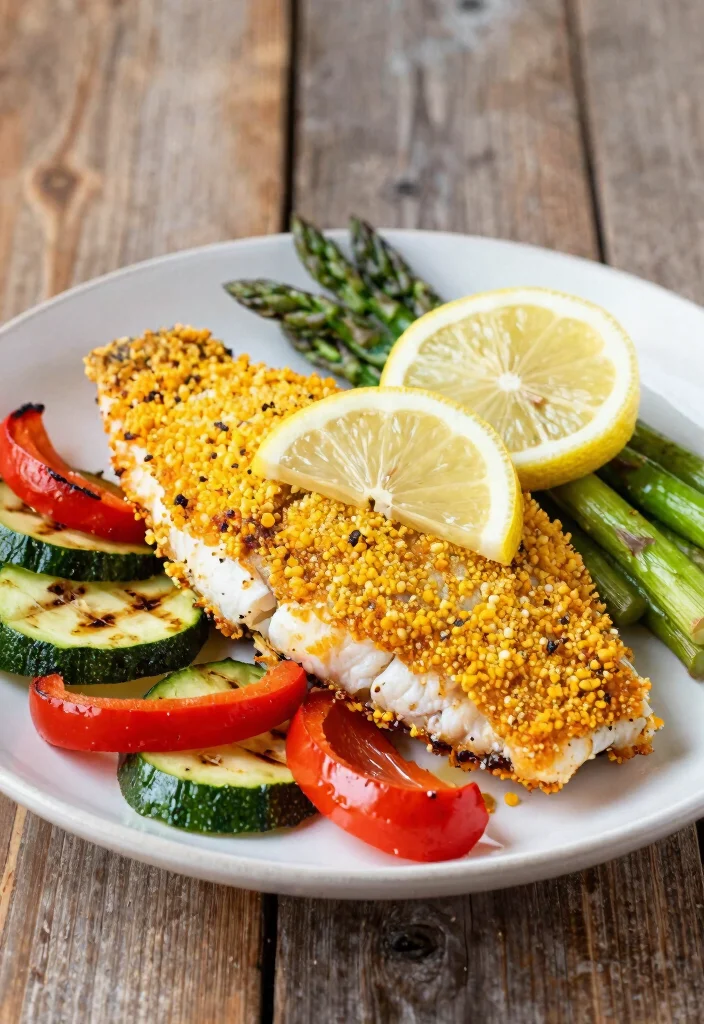 12 Healthy Soul Food Recipes with Lighter Comfort Taste - 4. Baked Catfish with Spicy Cornmeal Crust 1