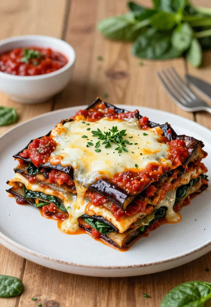 12 Healthy Thanksgiving Recipes for a Lighter Holiday Table 11. Eggplant Parmesan Stacks 0