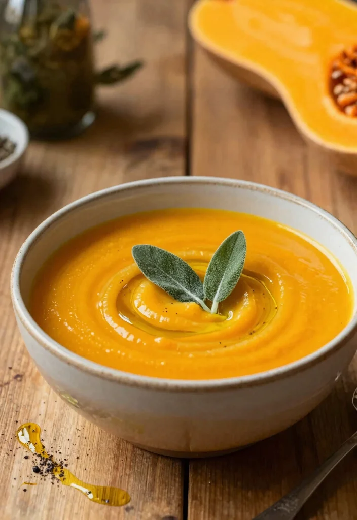 12 Healthy Thanksgiving Recipes for a Lighter Holiday Table 6. Butternut Squash Soup with Sage 0