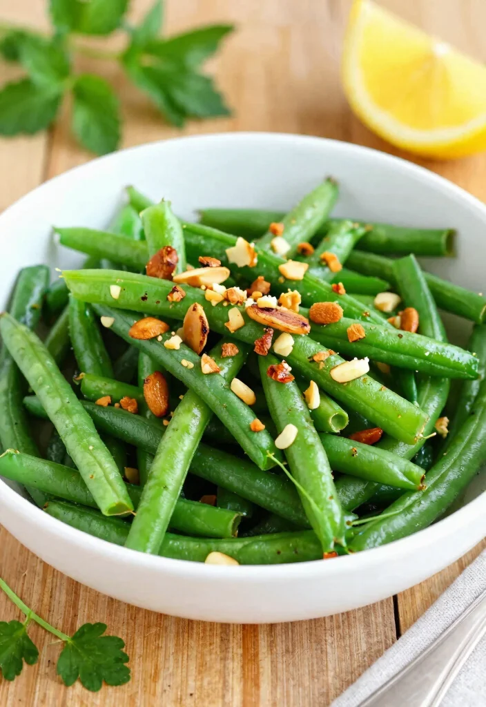 12 Healthy Thanksgiving Recipes for a Lighter Holiday Table 7. Green Bean Almondine 0