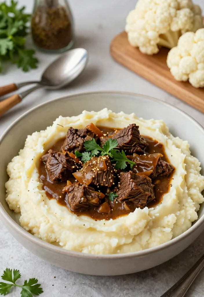 12 Keto Beef Stew Meat Recipes for Hearty Comfort Dinners 8. Beef Stew with Cauliflower Mash 0