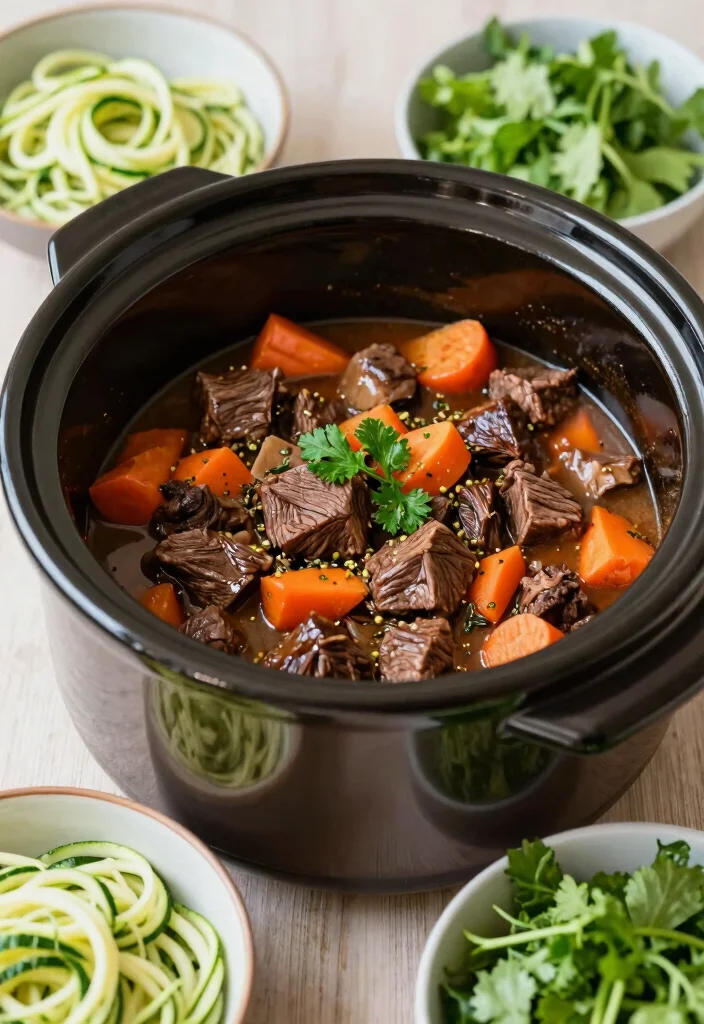 12 Keto Roast Beef Recipes for Savory Low Carb Meals 3. Slow Cooker Beef Bourguignon 0