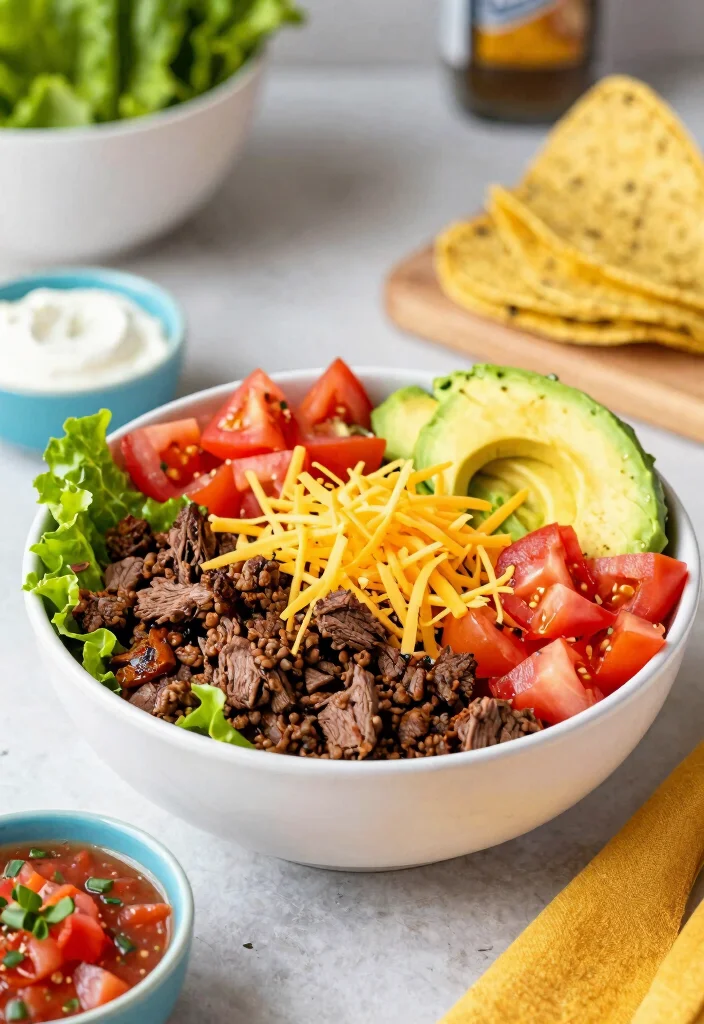12 Keto Roast Beef Recipes for Savory Low Carb Meals 6. Beef Taco Bowls 0