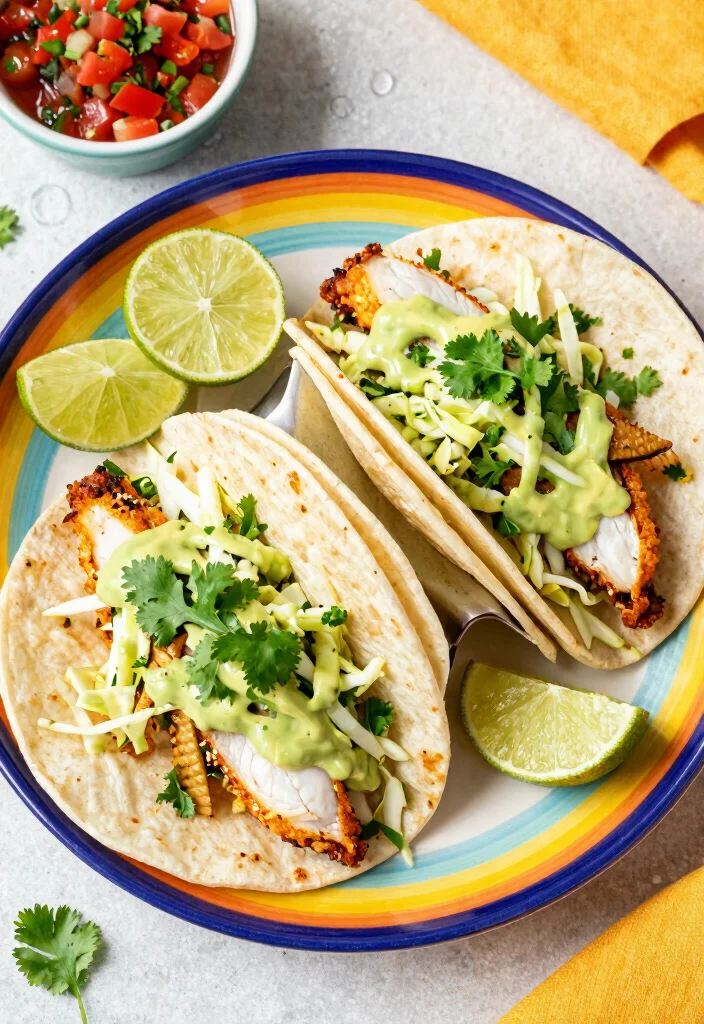 12 Seafood Dinner Recipes for Fresh Flavorful Nights - 2. Healthy Fish Tacos 1