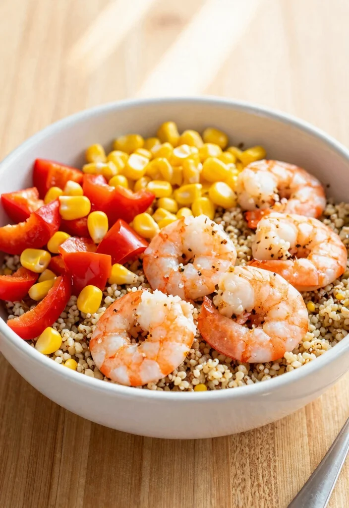 12 Seafood Dinner Recipes for Fresh Flavorful Nights - 8. Shrimp and Quinoa Bowl 1