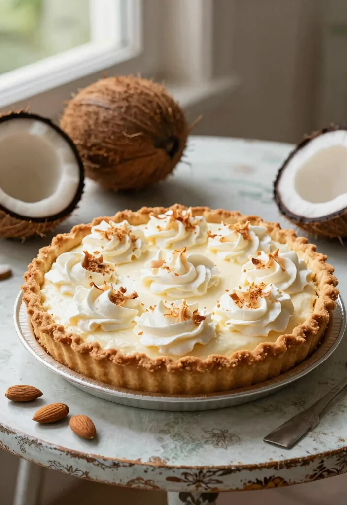 12 Southern Dessert Recipes for Sweet Comfort Baking 2. Coconut Cream Pie with Almond Flour Crust 0