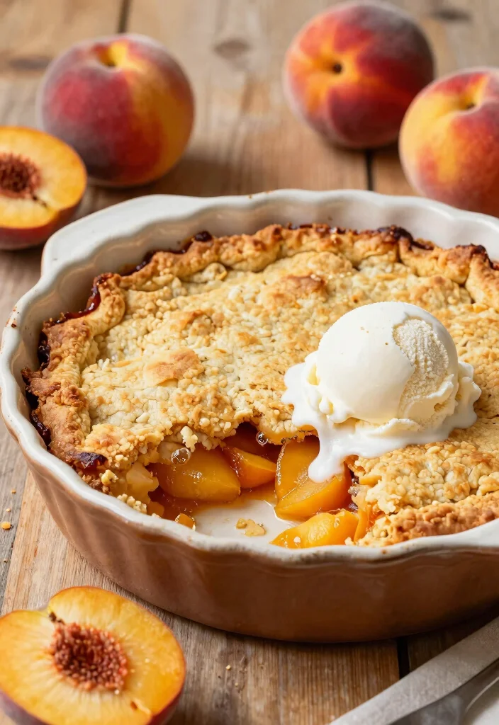 12 Southern Dessert Recipes for Sweet Comfort Baking 4. Gluten Free Peach Cobbler 0