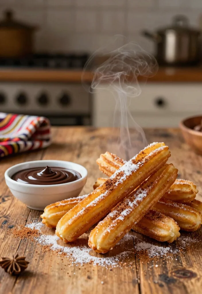 12 Spanish Dessert Recipes with Traditional Sweet Flavor 1. Churros con Chocolate 0