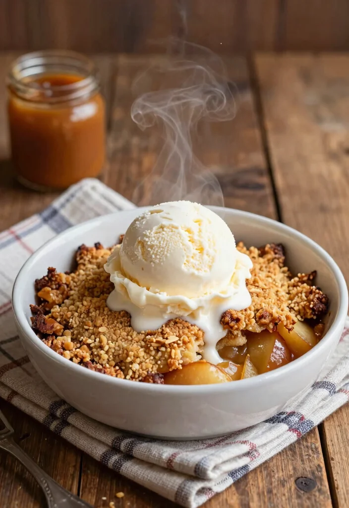 12 Toffee Dessert Recipes for Rich Buttery Sweets 4. Toffee Apple Crumble 0