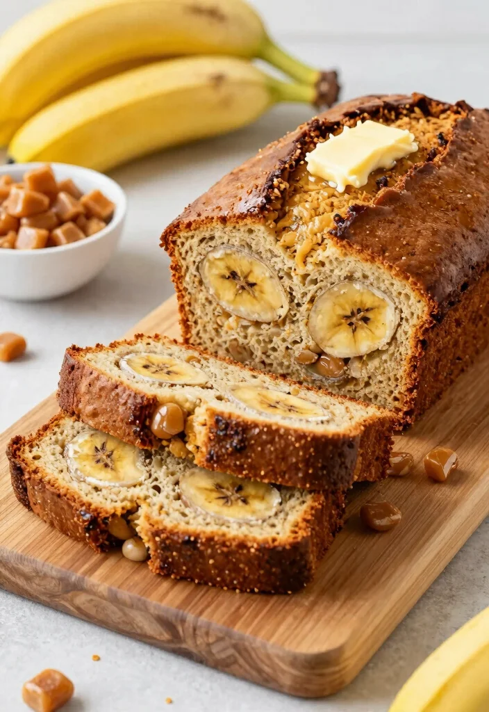 12 Toffee Dessert Recipes for Rich Buttery Sweets 7. Toffee Banana Bread 0