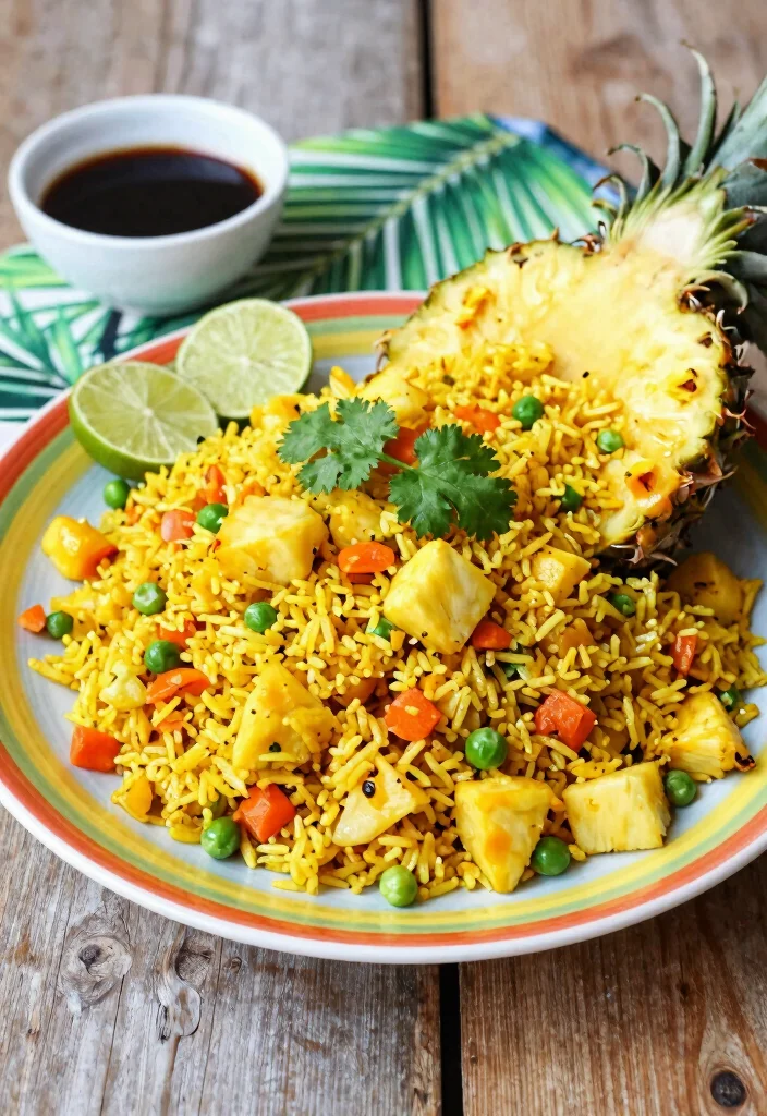 12 Unique Dinner Recipes to Break the Routine 1. Spicy Thai Pineapple Fried Rice 0