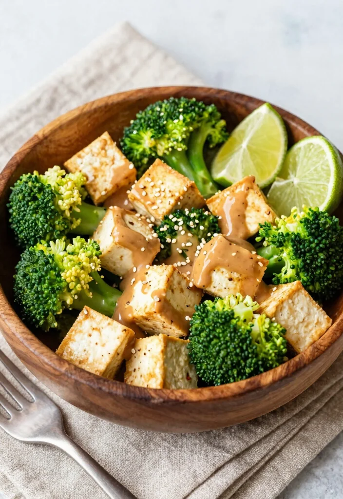 12 Vegan Protein Salad Recipes for Filling Clean Eating 4. Tofu Broccoli Salad 0