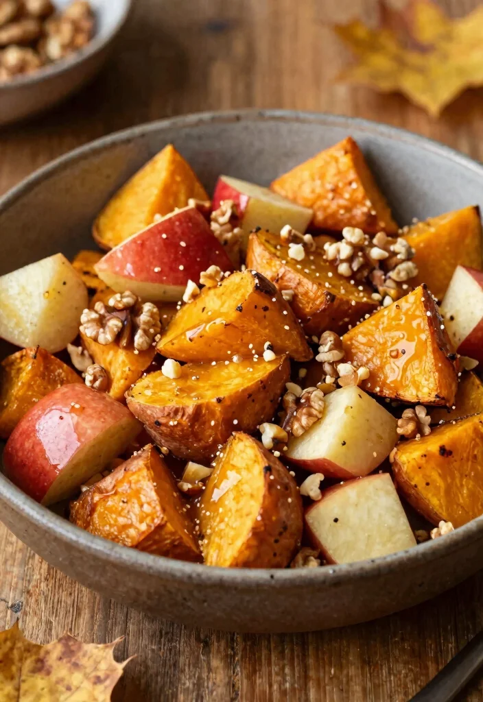 12 Vegan Protein Salad Recipes for Filling Clean Eating 7. Sweet Potato Apple Salad 0