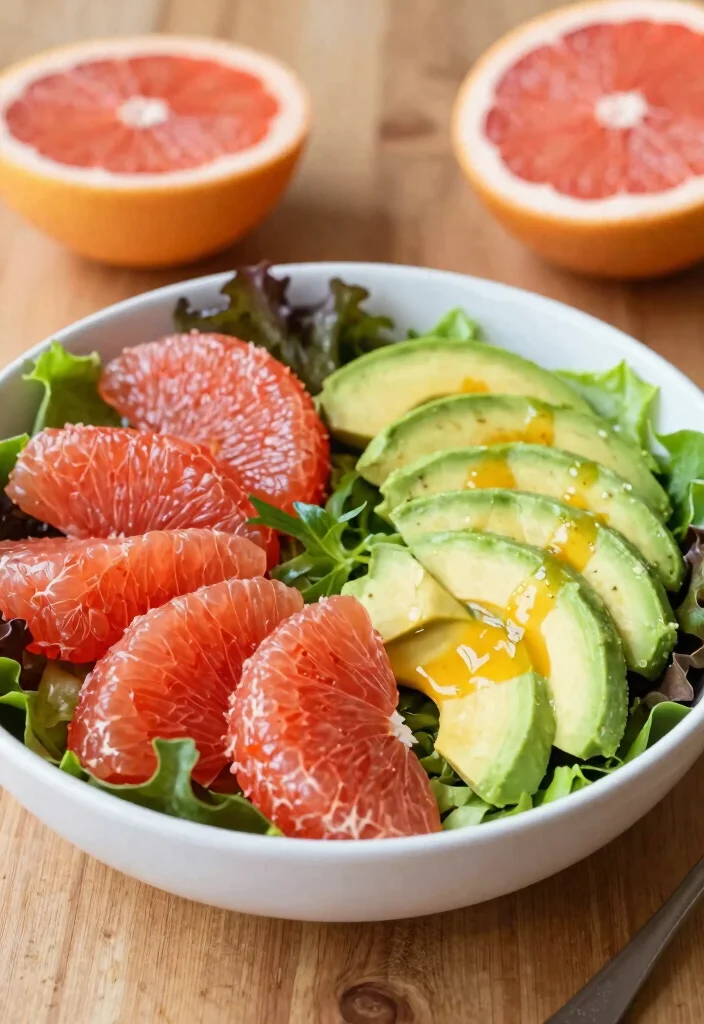 12 Vegan Protein Salad Recipes for Filling Clean Eating 9. Grapefruit Avocado Salad 0