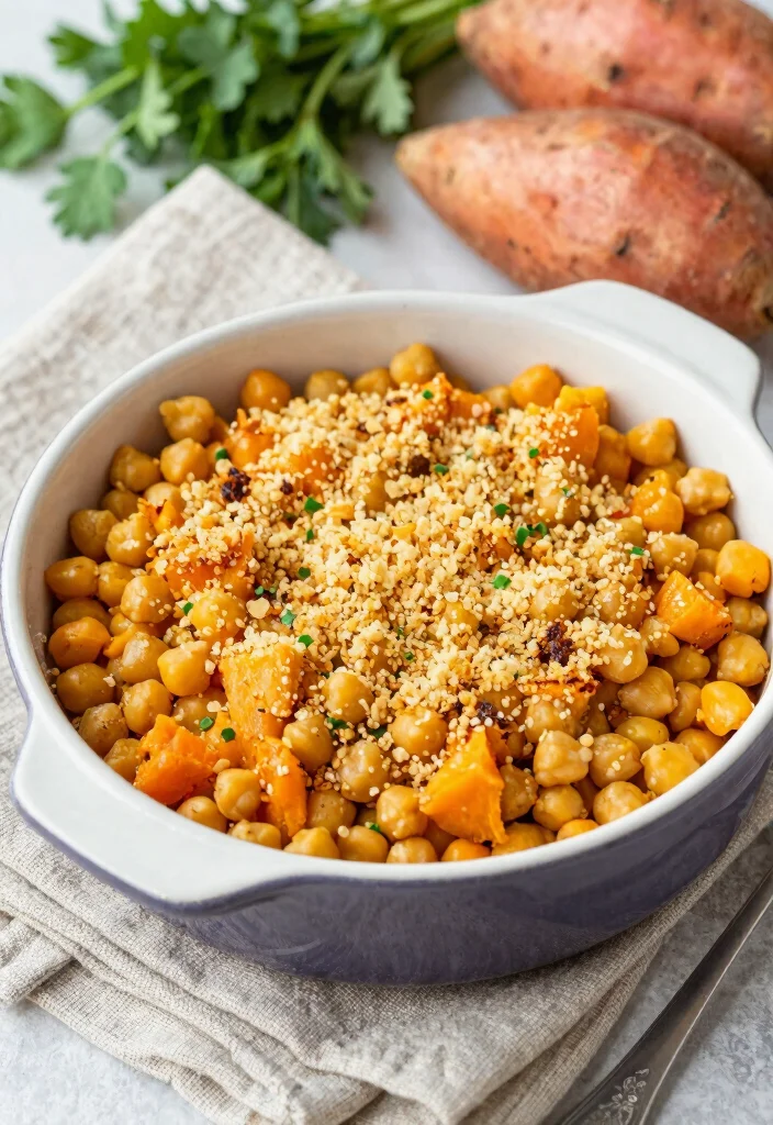 12 Winter Dinner Casserole Recipes for Cozy Family Meals 5. Sweet Potato and Chickpea Casserole 0