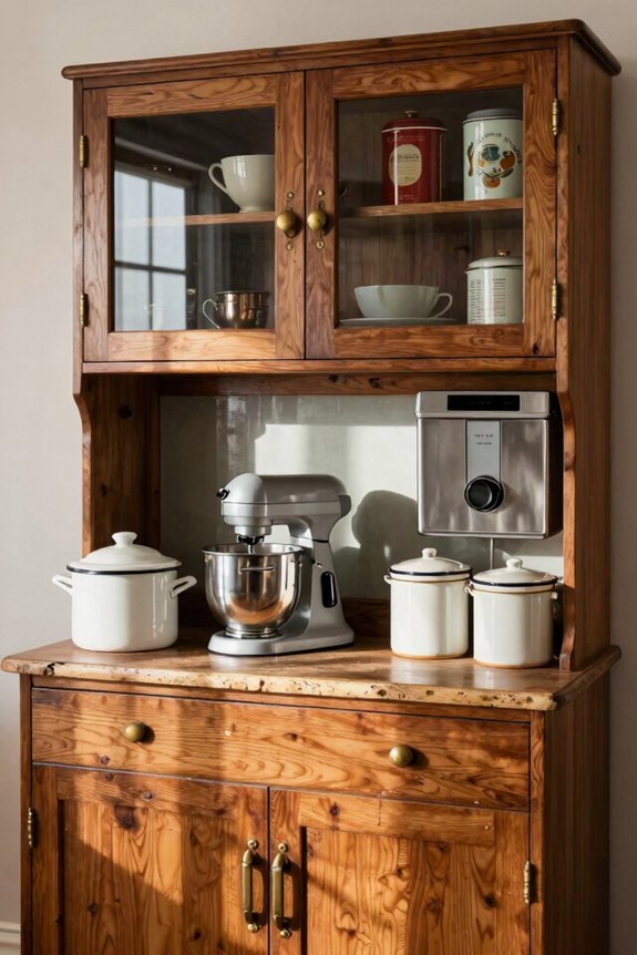 antique chic kitchen layering strategy