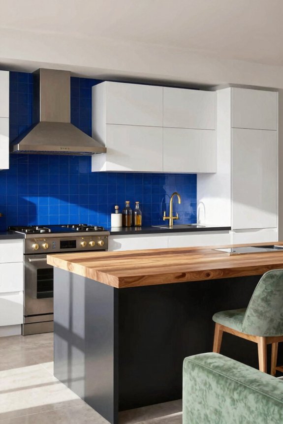 bold accents balanced kitchen strategy