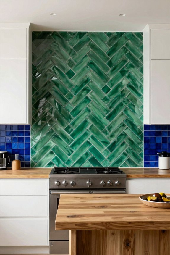 bold backsplash bold statement