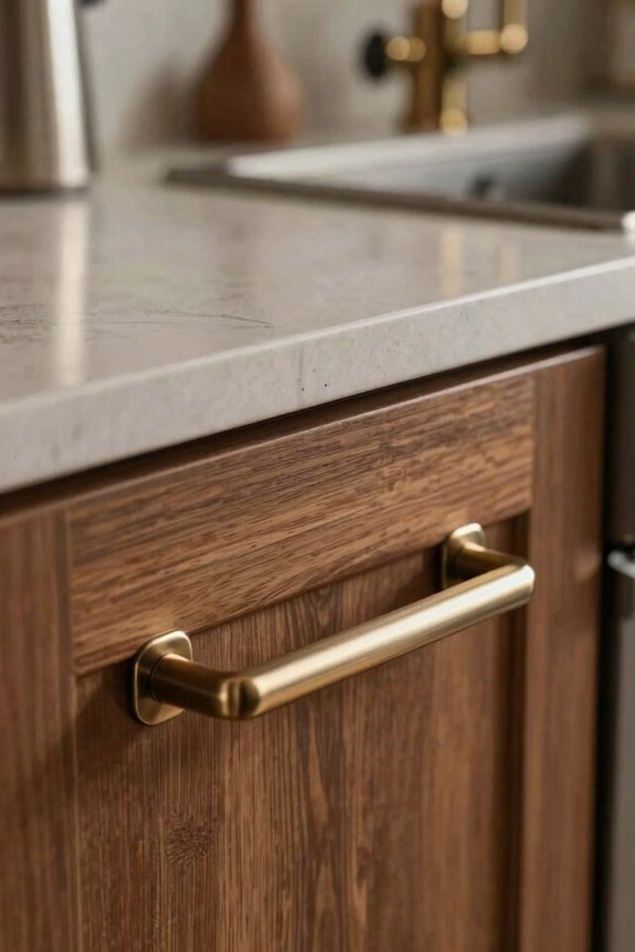 7 Kitchen Handle Styles That Transform Your Space 2 brushed bronze warm versatile elegance