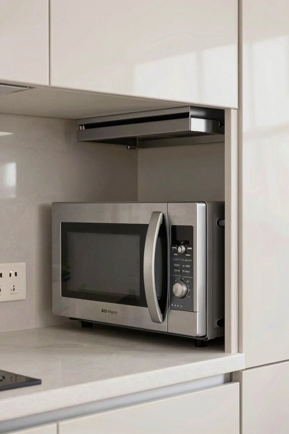 Best Microwave Location Ideas for Small Kitchens 6 compact under cabinet drawer style microwaves