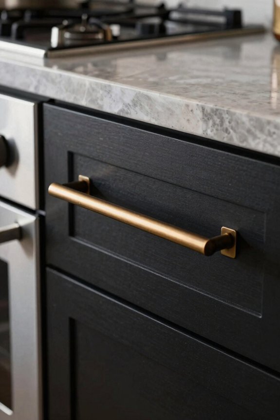 7 Kitchen Handle Styles That Transform Your Space 4 dominant bronze with deliberate accents