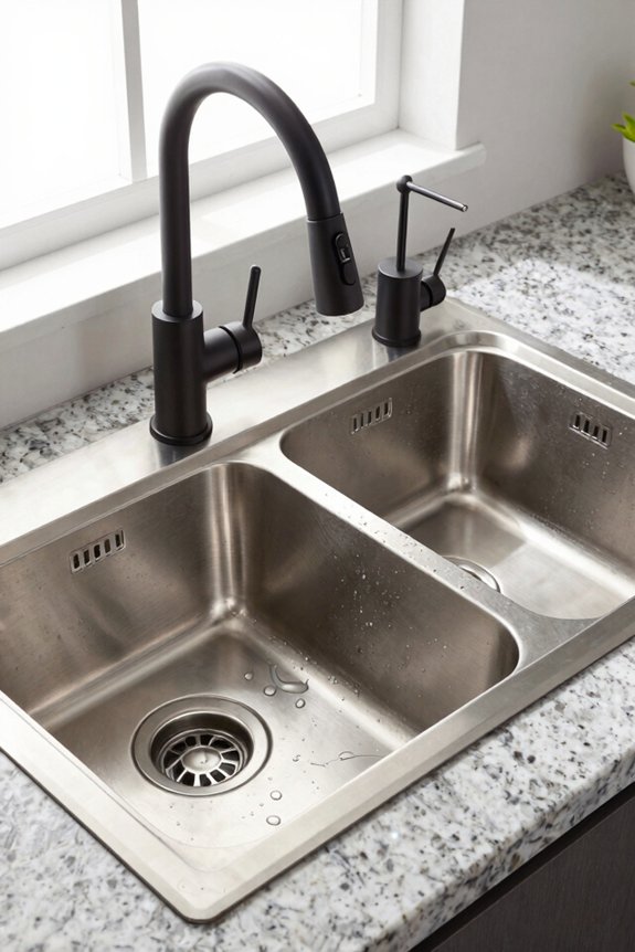 7 Kitchen Sink Ideas to Transform Your Space 3 double basin multitasks efficiently
