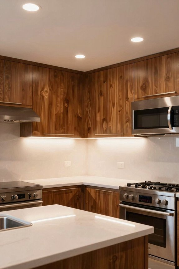 5 Kitchen Lighting Ideas to Brighten Your Space 3 downlights ensure even kitchen illumination