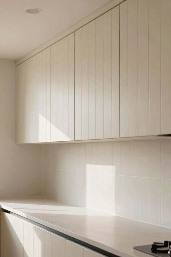extended beadboard for visual height