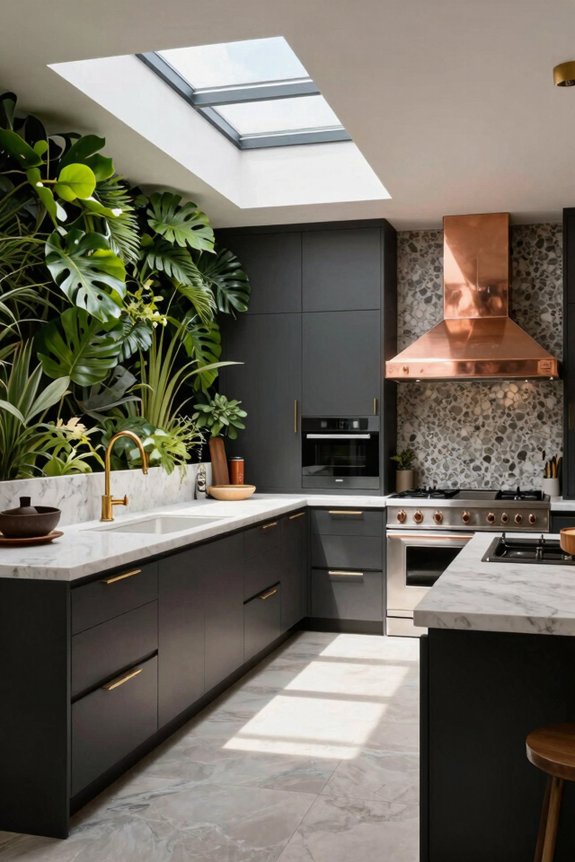 indoor outdoor kitchen alignment and durability