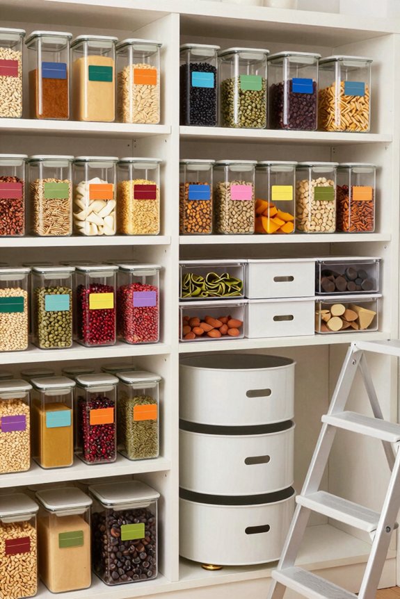 labeling prevents pantry waste