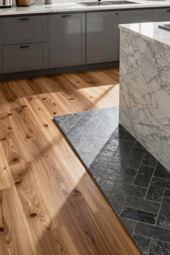 marble look tiles bold contrast