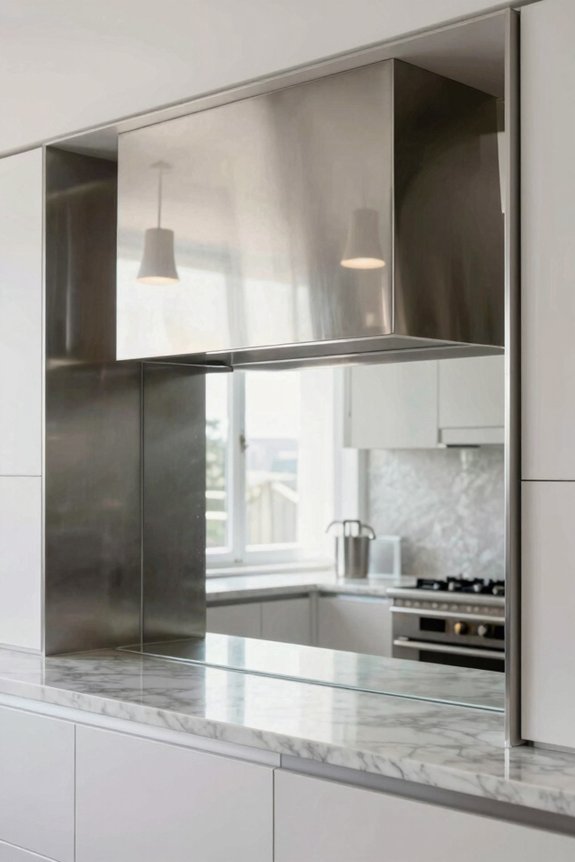 7 Kitchen Splashback Ideas to Transform Your Space 3 mirror and metal splashbacks brighten space
