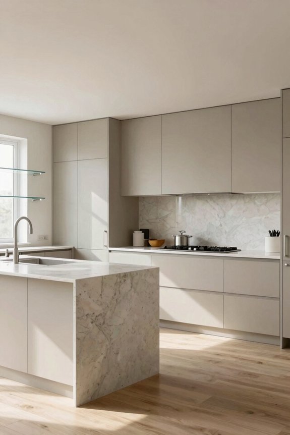 7 Open Kitchen Ideas That Transform Your Space 4 neutral tones visually expand open kitchens