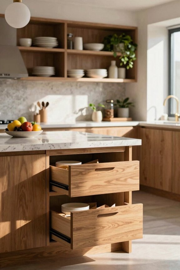 open and hidden storage balance