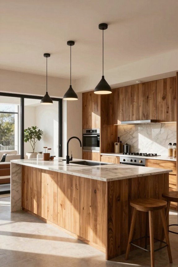 7 Open Kitchen Ideas That Transform Your Space 5 open kitchen island creates functional zones