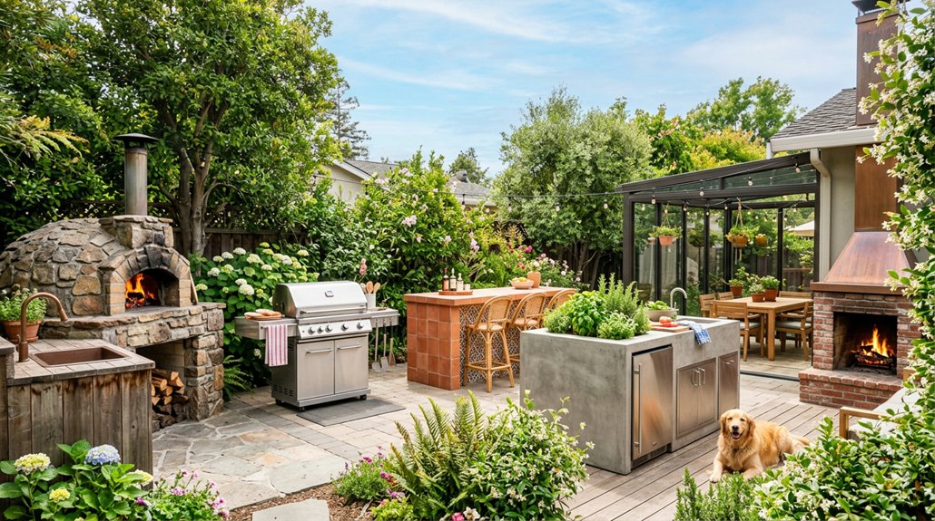 outdoor kitchen ideas for backyard