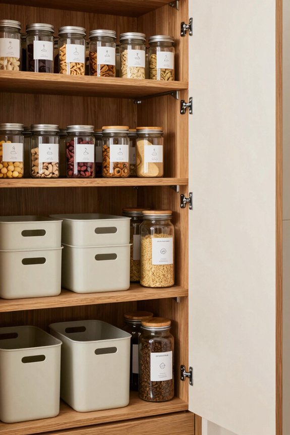 5 Pantry Door Ideas to Transform Your Kitchen Storage 3 pantry doors conceal reveal organization