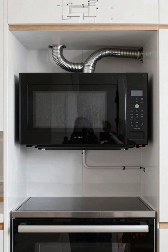 Best Microwave Location Ideas for Small Kitchens 7 plan ventilation and dedicated wiring