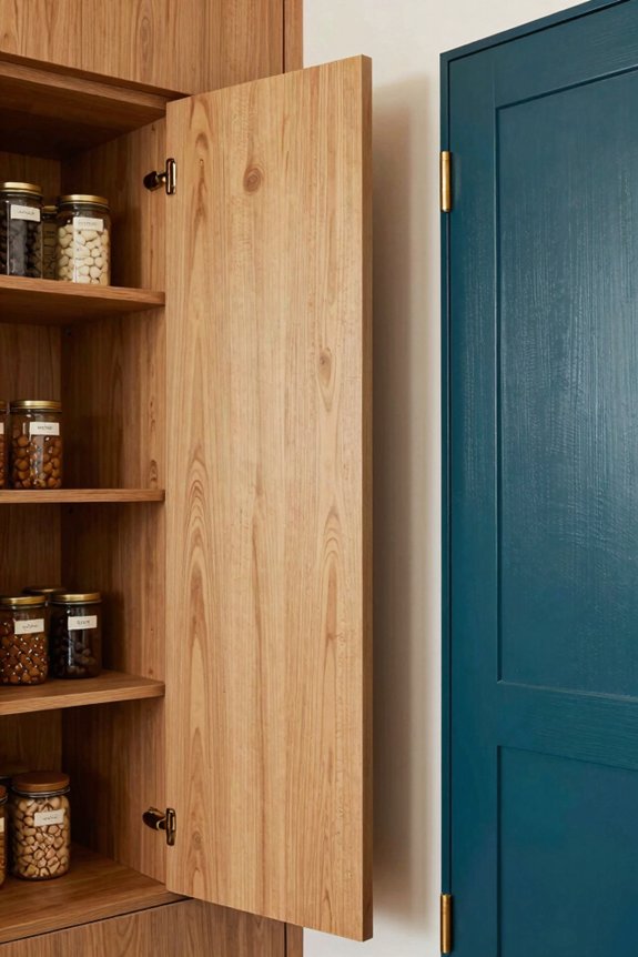 5 Pantry Door Ideas to Transform Your Kitchen Storage 2 seamless or bold pantry statement