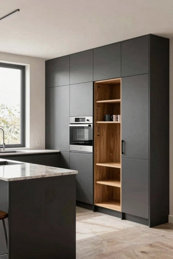 strategic hidden storage open sightlines