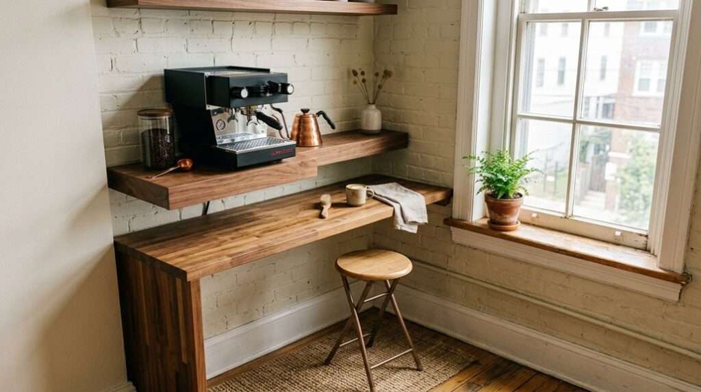 three coffee corner ideas for small spaces