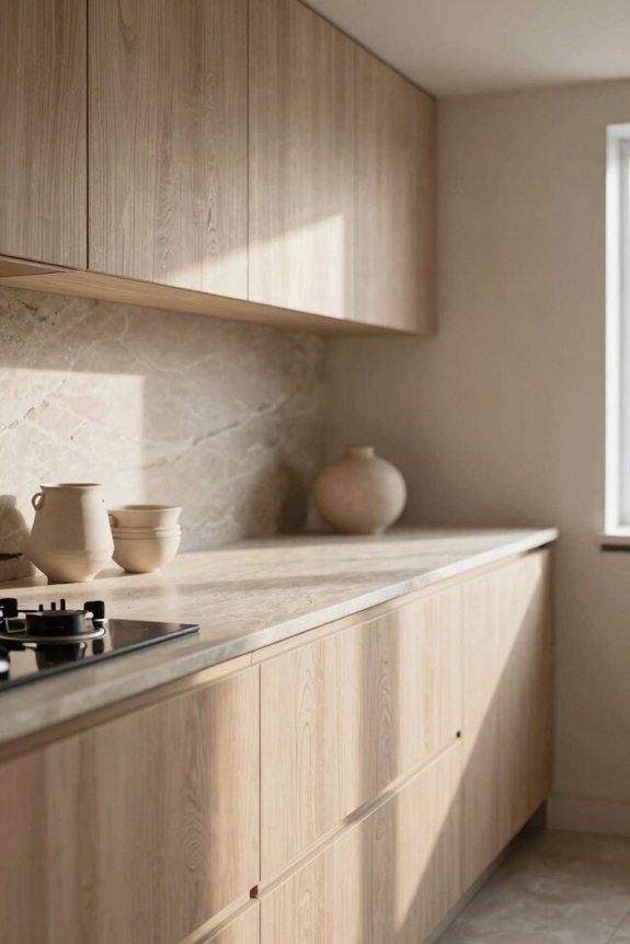 5 Japandi Kitchen Ideas to Transform Your Space 3 varied woods warm materials